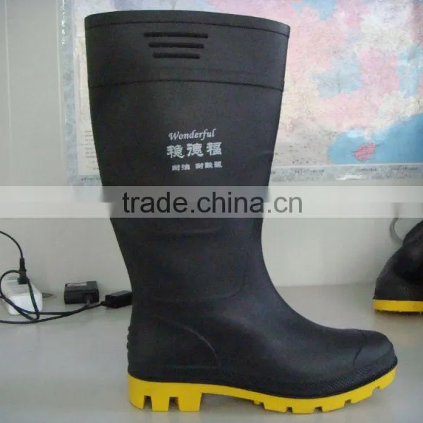 Rain Working Boots of Black photo-2