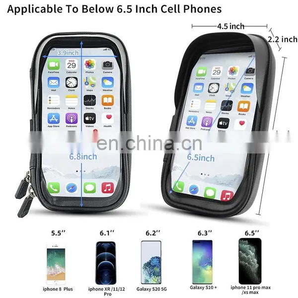 Factory Direct Wholesale High Capacity Waterproof Accessories Bag Cycling Handlebar Bag for Bikes photo-5
