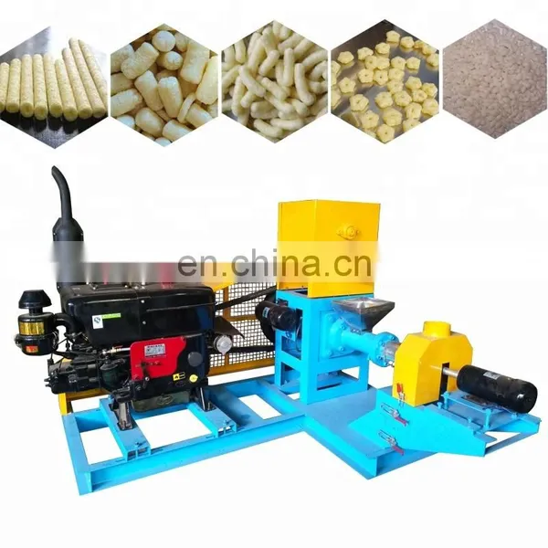 Small Scale Used Corn Soybean Meal Puff Snack Food Extruder Machine photo-4