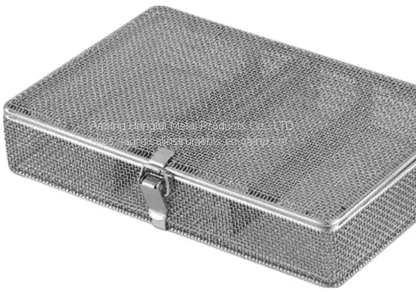 Stainless Steel Screens for Small Parts With Clip Closure MICRO MESH TRAYS Micro Fine Mesh Baskets With Lids photo-4