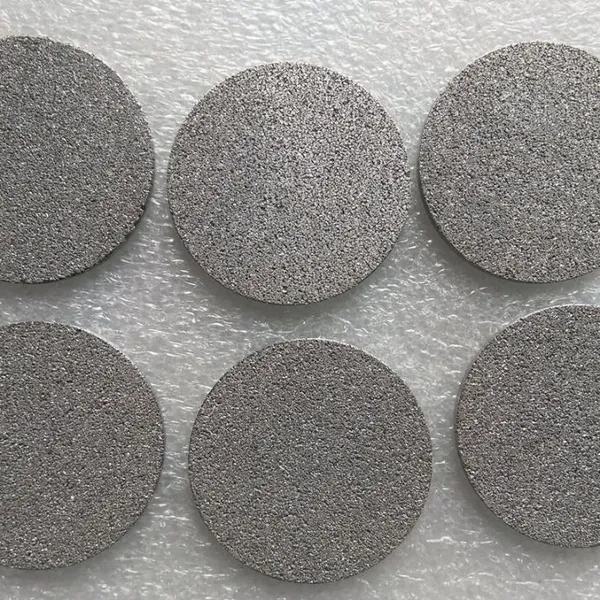 1mm Thickness Titanium Sintered Metal Porous Filter Plate Porous Titanium Filter Powder Metallurgy Filtration PEM Electrolysers photo-3