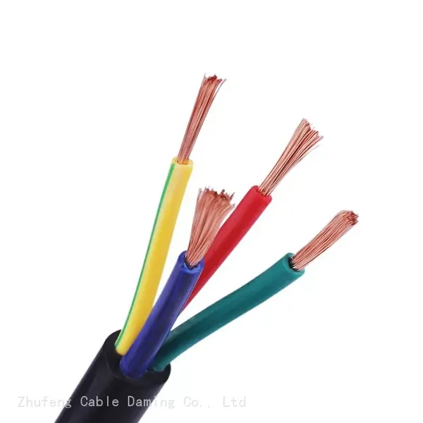Flexible Cable Wire Pvc Insulated Sheath Copper Wire for Engineering Project photo-4