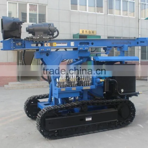 HF130Y Crawler Mounted Hydraulc Screw Piling Rig for Solar PV photo-2