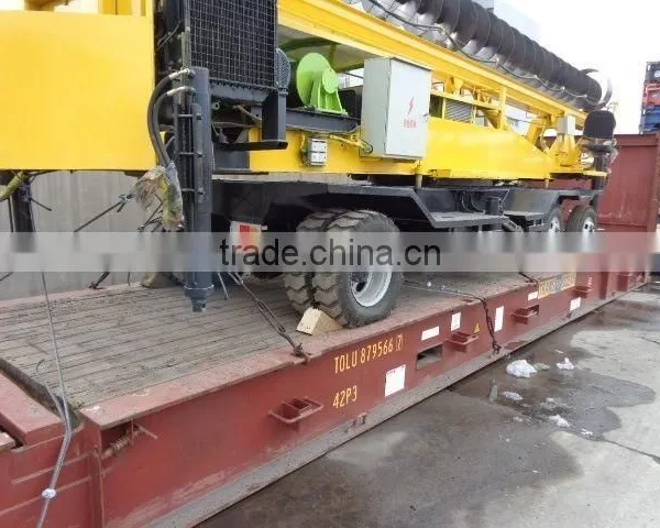 Crawler and Trailer Available! HF-360 Micro Pile Auger Drill Machine photo-2