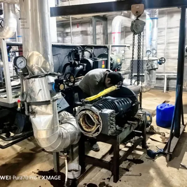 Repair of Shaft Seizure for Bitzer 90p Parallel Compressors; Replacement of Bearings for Hanbell lt - s - 83/41 and Modification of the Unit's Electronic Control photo-5