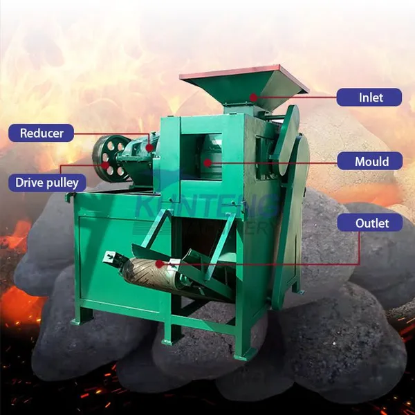 Coconut Shell Wood Charcoal Ball Briquette Machine EPC photo-2