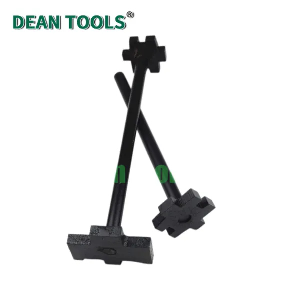 Chave de tambor dupla cabeça em aço resistente, Design de dupla cabeça, Compatibilidade com dois tamanhos, Design para abertura de plugues de tambor
