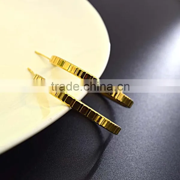 New Product 2016 Unique Gold Plated Jewelry Cheap Fashion Earrings photo-4