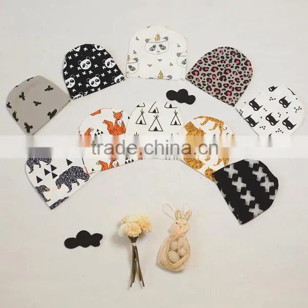 Fashion Australian Headwear Kids Hats European Style Baby Cotton Printing Hats and Cap photo-2