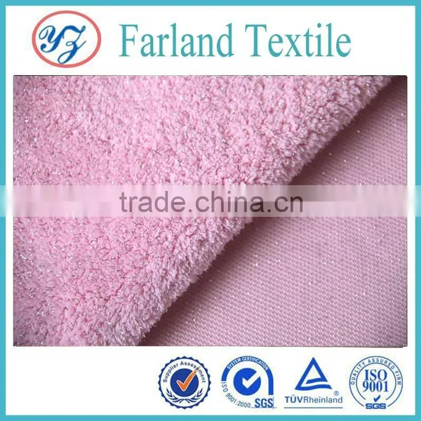 Knitted Mink Fur Coats Fabric With Light Silk Cloth Fabric China Textile photo-2