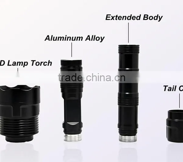(160358) OEM/ODM Aluminum 18650 Battery Rechargeable High Power Led Flashlight photo-2