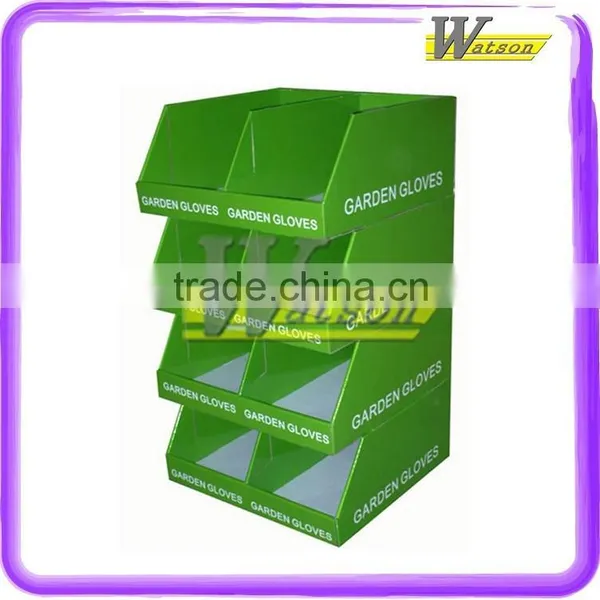 Durable Supermarket Promotion Daily Items Cardboard Display Shelf