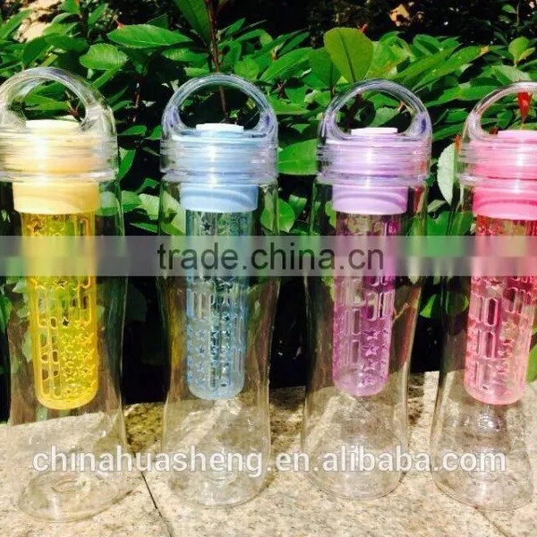740ml PC Clear Water Bottle With Fruit Infuser photo-6