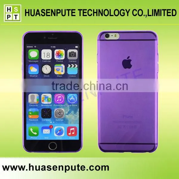 Ultra Slim Transparent TPU Cell Phone Holder Case For Apple Iphone6 photo-2