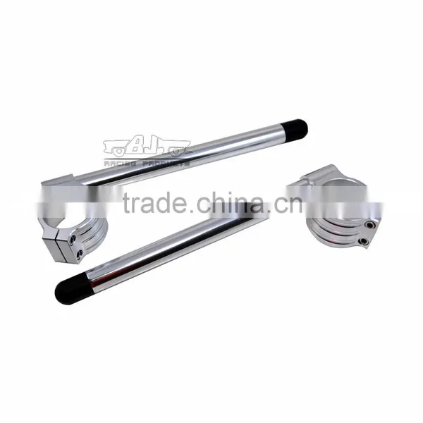BJ-COHB-043 CNC Billet Aluminium 43mm Motorcycle Clip On Handlebar For Suzuki GSXR750/1100 photo-3