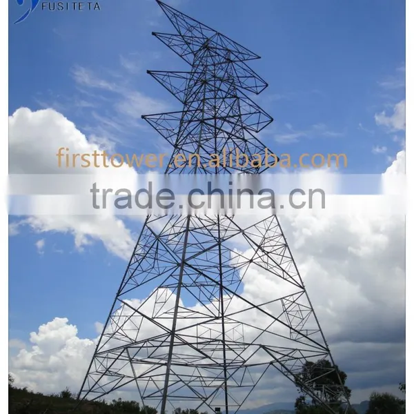 Tubular Steel Bracket Tower for Transimission Line photo-3