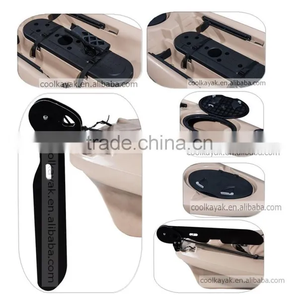 Cool Kayak Most Popular Single Fishing Ocean Kayak With Pedals photo-5
