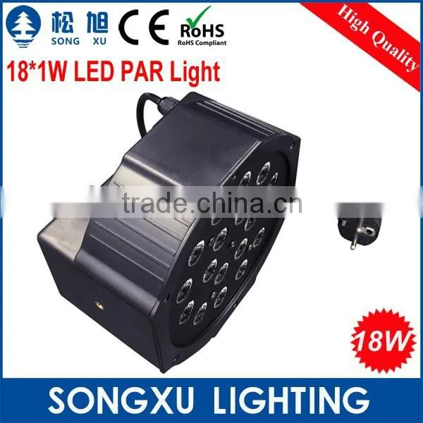 18*1w Flat Par Lighting Professional Rgb dj Led Light for Disco Home Party photo-2