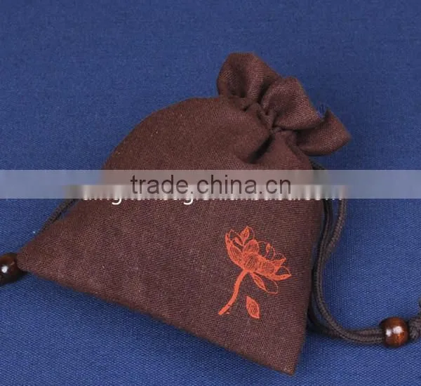 Factory Good Quality Small Jewelry Drawstring Bag, Gift Bag, Jewelry Pouch With Logo in Custom photo-2