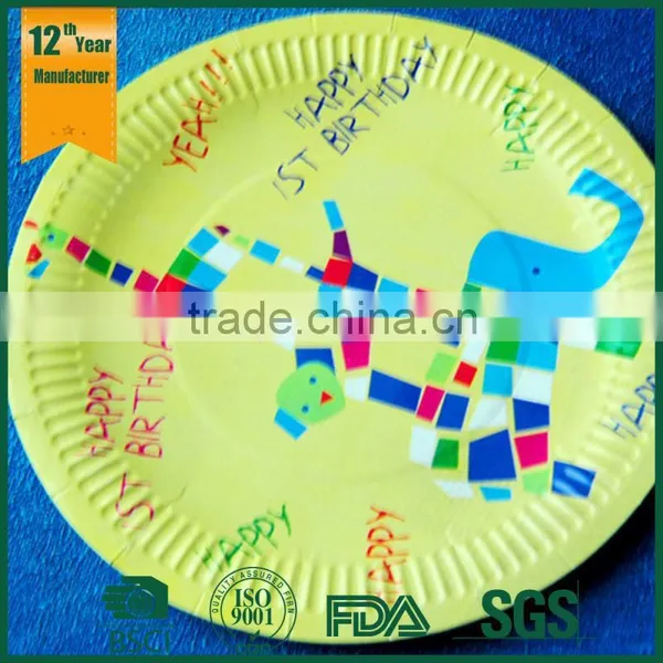 Personalized Paper Plates,9" Round Paper Plate,plate Packing photo-5