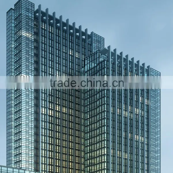 Aluminum Frame Curtain Wall for Facade Decoration photo-4