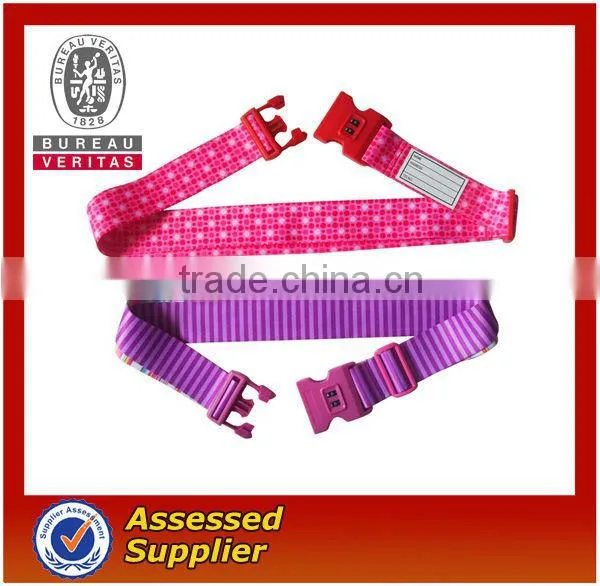 Custom Colorful Luggage Webbing Belt / Rope