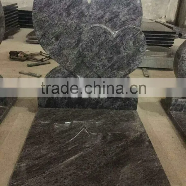Bahama Blue Granite Headstone Granite Tombstone Design Quality Choice photo-2