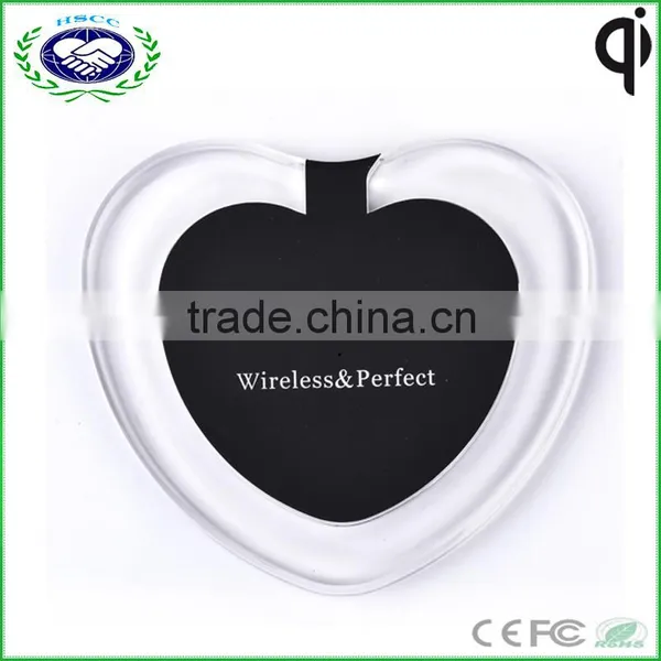 Clear Love Charger qi Wireless Charger for Universal Smart Phone photo-2