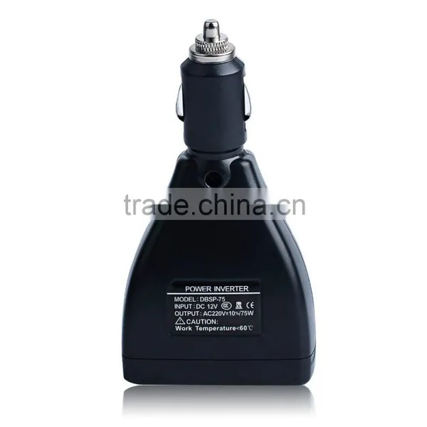 Mini Car Inverter 75W,12V 220V Inverter With Usb Output photo-2