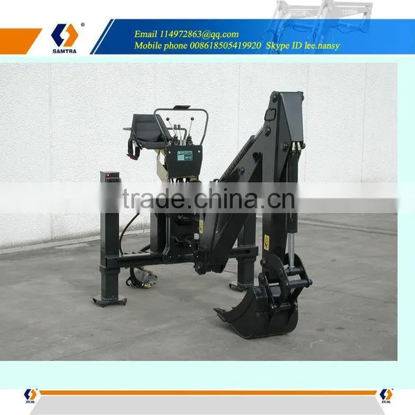 3 Point Backhoe Attachment for Foton,john Deere, Yto and Kubota Tractor photo-2