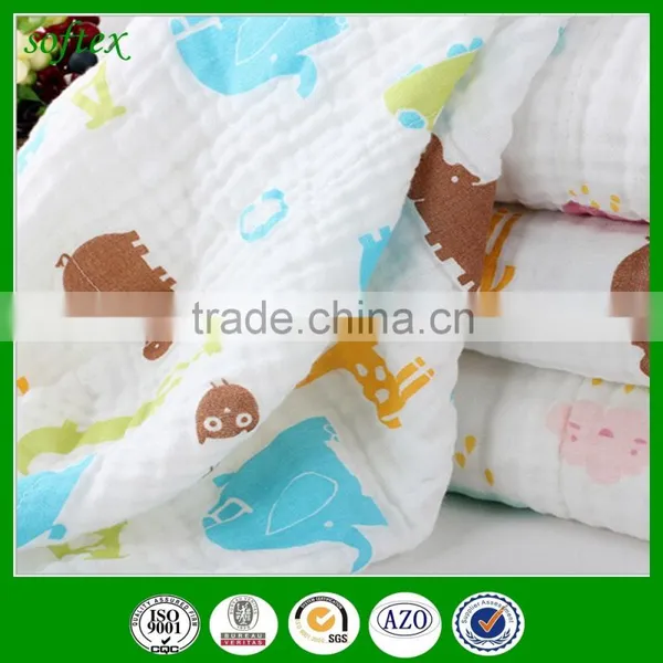 2016 Hot Design Cotton Muslin Swaddle for Baby photo-4