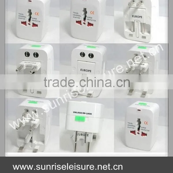 36185# All-in-One Travel Power Plug Adapter for US, UK, EU, AU Quality Choice photo-6