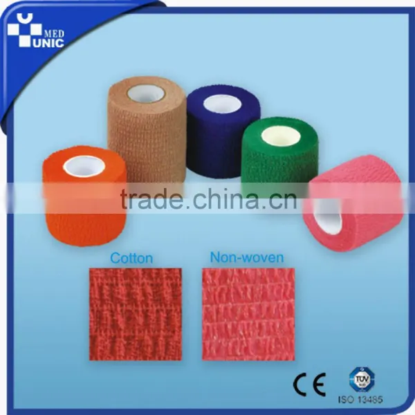 100% Cotton Adhesive Cohesive Bandage photo-3
