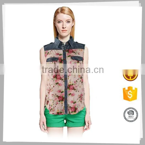Clothing Supplier High Quality Custom Fashion Casual Blouse for Fat Woman photo-2