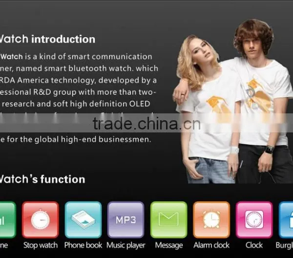 2013 Newest High Quality Smart Watch Bluetooth U Watch photo-5