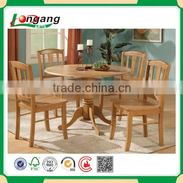 Hot Sell in Made in China Cheap High Qunlity Folding Solid Wood Dining Room Furniture Table and Chair photo-5