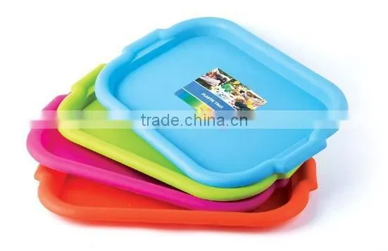 Plastic Serving Tray, Coloful Food Tray photo-2