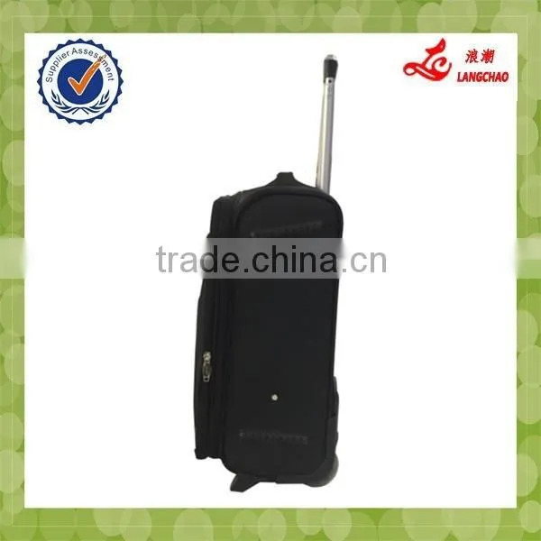 2015 EVA Fabric Material Black Most Popular Built-in 2 Wheels Luggage photo-5