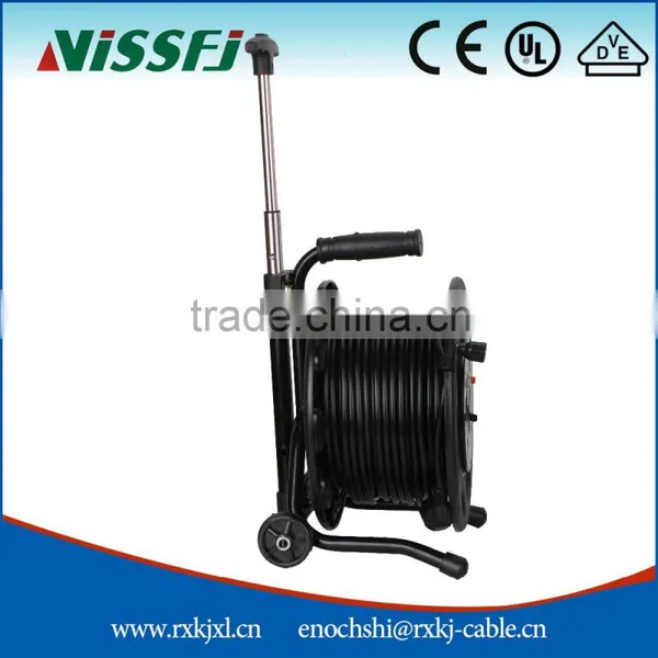 European Mini Retractable Cable Reel With Wheels photo-2
