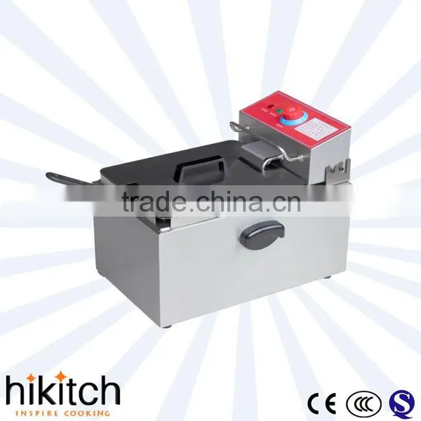 Red Stainless Steel Countertop Electric Cleaning Deep Vacuum Fryer