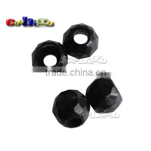 9/64"(3.5mm) Hole Plastic Beads Bell Stopper Cord Ends For Apparel Sportwear Accessories #FLS196-B photo-2