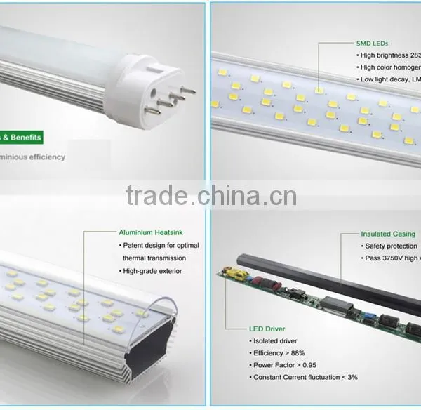 Energy Saving AC100-240 9W 12W 15W 18W 24W SMD2835 4Pins LED 2G11 photo-5