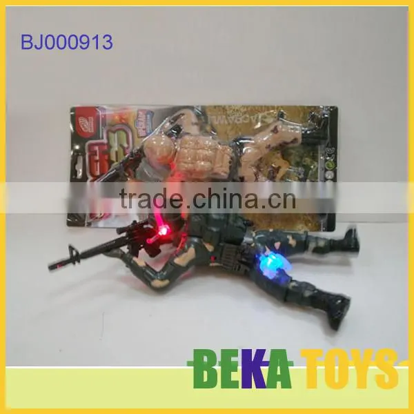 Kids Toys Electric Moving Toys Painted Plastic Corps Action Figure Soldier photo-5