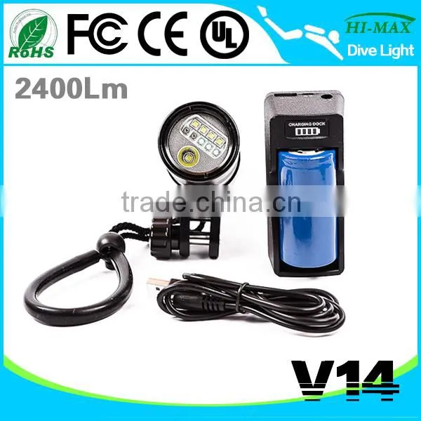 Most Powerful Scuba Led Wide Angle Diving Torch Underwater Video Light photo-6