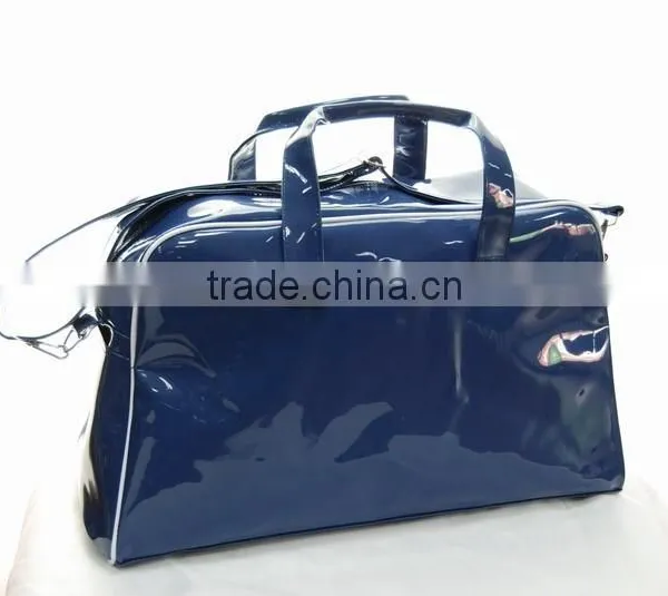 Shiny Pvc Leather Fashion Sport Bag