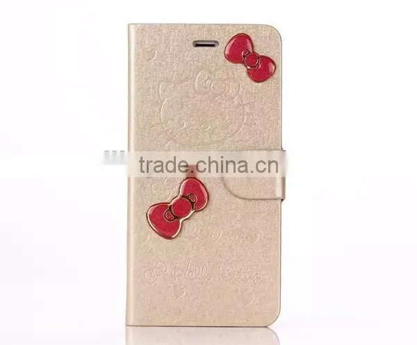 Nice Design Hello Kitty Wallet Leather Case For IPhone 5/5s photo-4