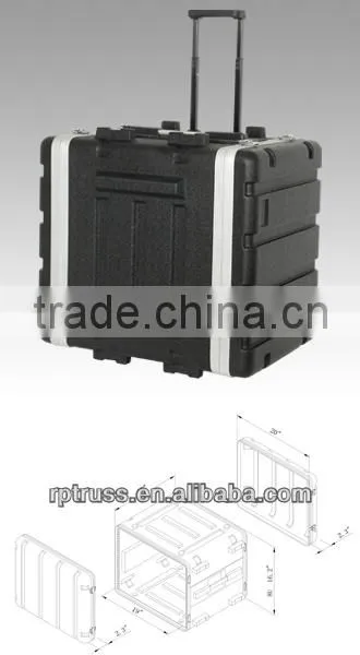 New Large Heavy Duty Black ABS Aluminum Flight Case photo-3
