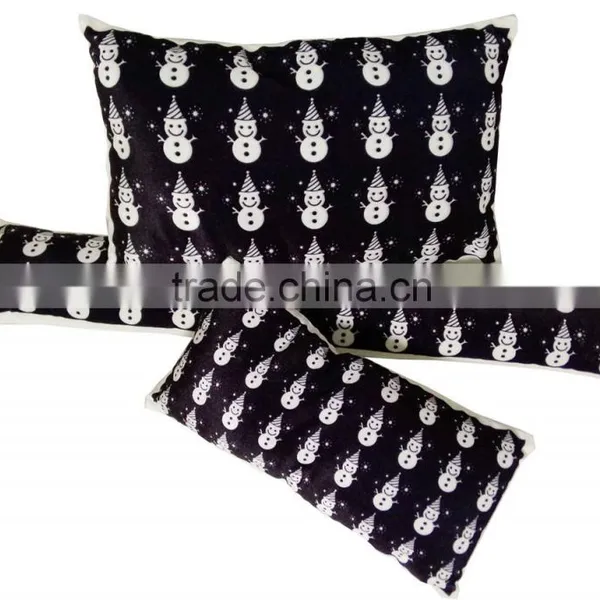 Long Novel Personalized Decorative Plush Christmas Snowman Pillow photo-2