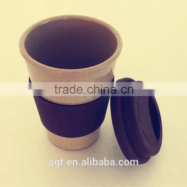 Eco-friendly Coffee Mug ,coffee Mug With Silicon Lid and Handle photo-3