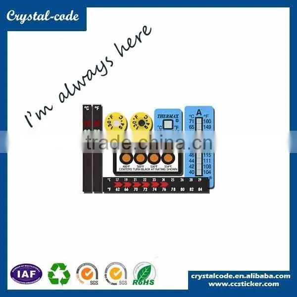 Custom Printed Thermometer Safety Thermal Indicator Sticker Quality Choice photo-5